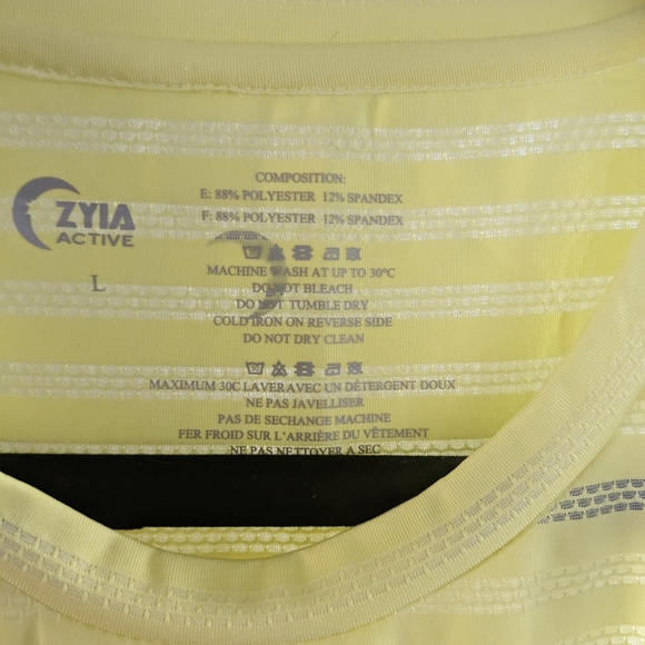 ZYIA Active Nimbus Brighter Tank Top Size Large - Picture 4 of 4